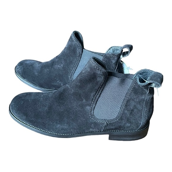 Paul Green Jax Chelsea Boot Suede Black 9.5 - Picture 7 of 8